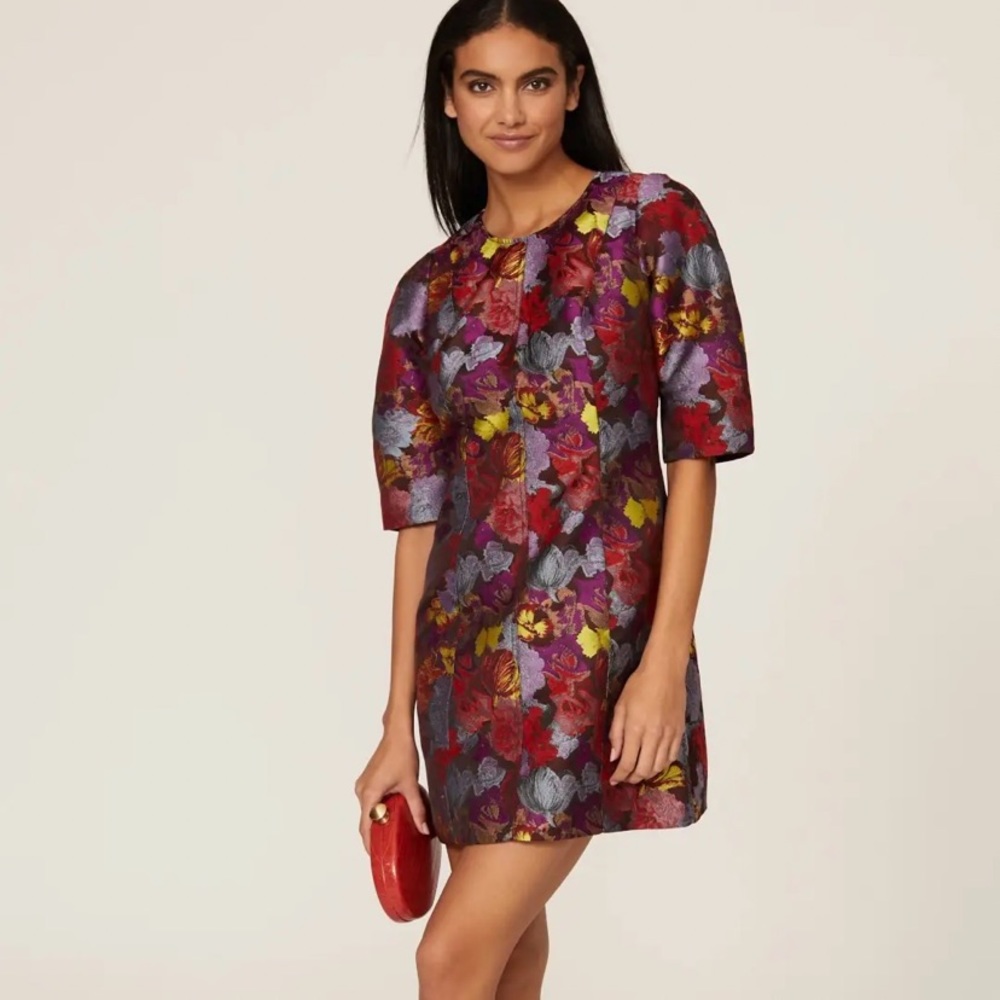 Peter Som Jacquard Mini Dress